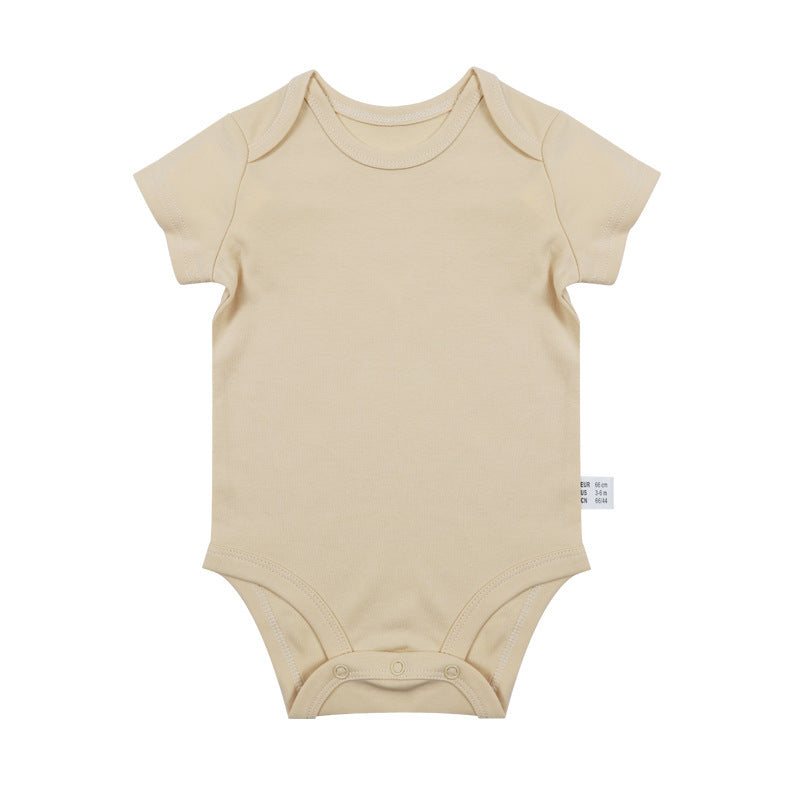 Solid Color Baby Onesie – Soft Cotton Romper for Newborns (0–24 Months) | Unisex Bodysuit for Boys & Girls - The Little Lights