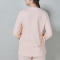 Invisible Breastfeeding Lace Pajama Set – Soft Cotton Maternity Lounge Set for Nursing Moms | Long Sleeve Sleepwear - The Little Lights