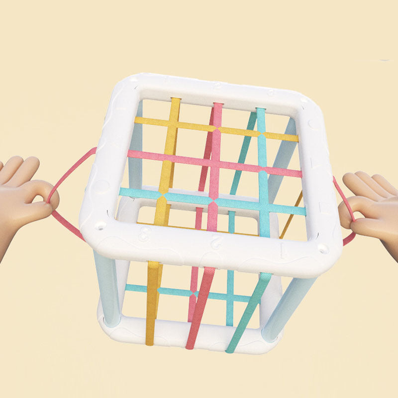 Rainbow Bead Drop Puzzle Toy – Sensory Fine Motor Learning Toy for Toddlers - The Little Lights