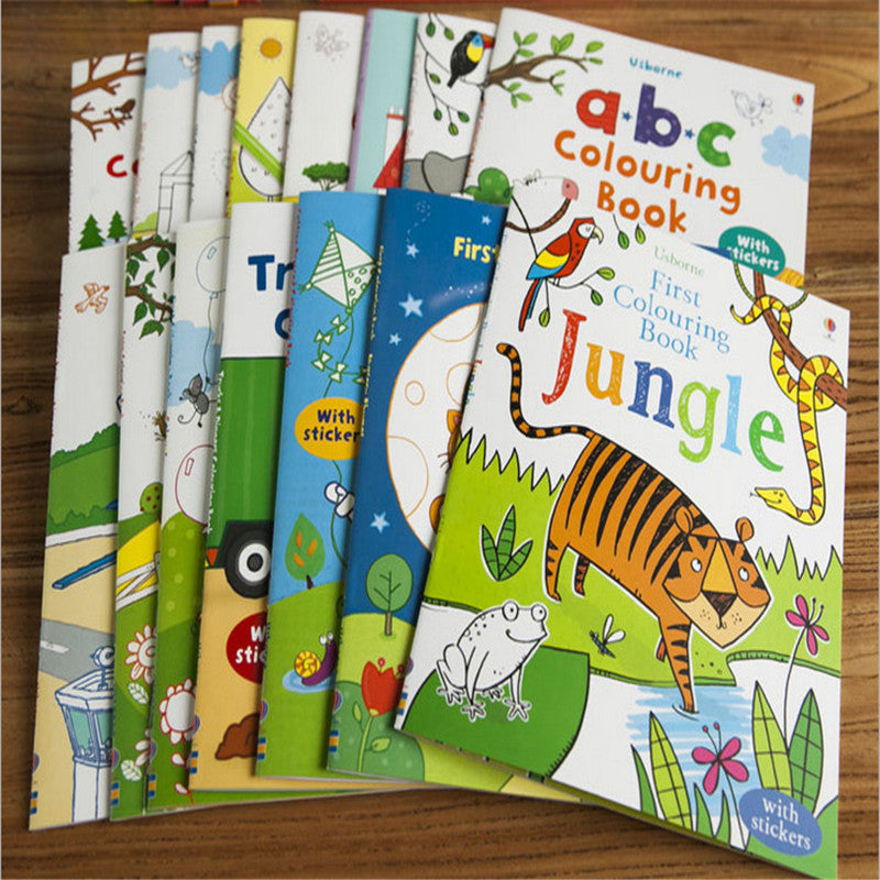 Children’s Dinosaur Coloring Sticker Book – Fun Learning & Activity Book for Toddlers - The Little Lights