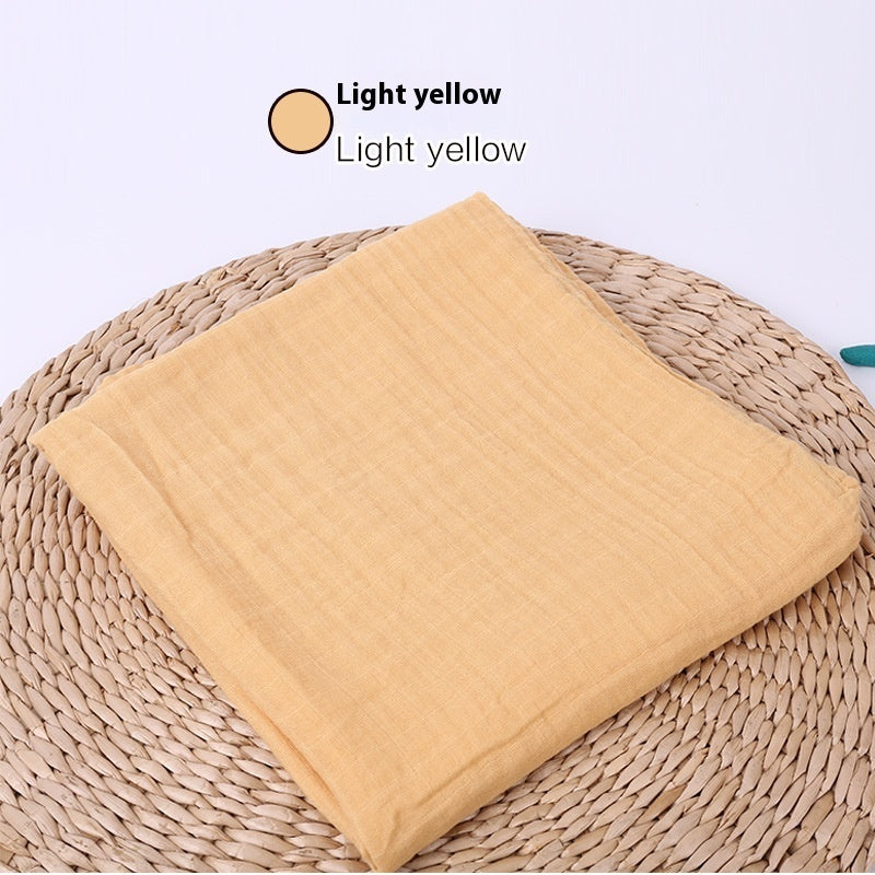 Infant Cotton Gauze Blanket – Breathable Double-Layer Swaddle Wrap for Newborns | Soft Muslin Baby Blanket (120x120cm) - The Little Lights