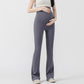 Maternity Yoga Bell-Bottom Pants – High-Waisted, Breathable, Casual Slim Fit - The Little Lights