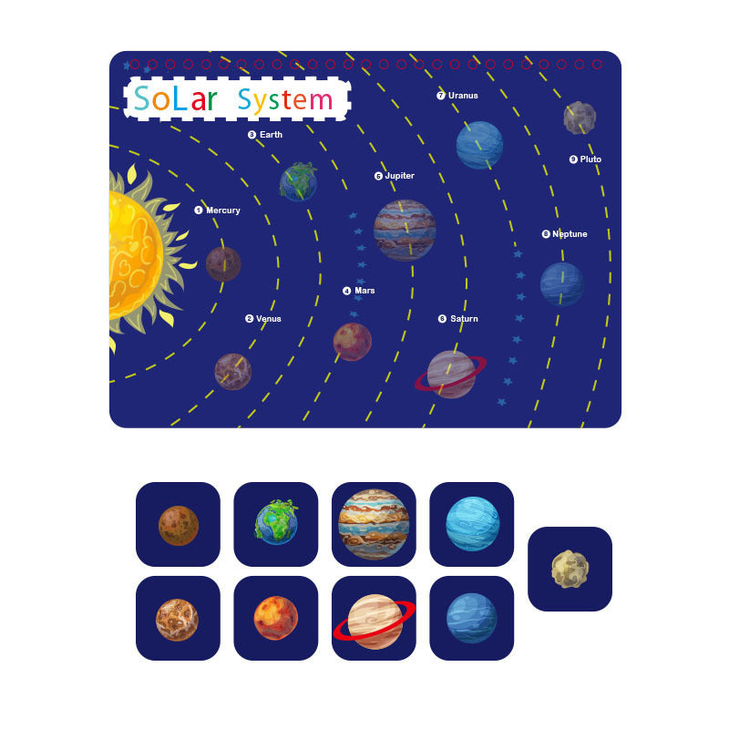 My First Busy Book – Montessori Early Learning Flip Book for Toddlers (Reusable Activities) - The Little Lights