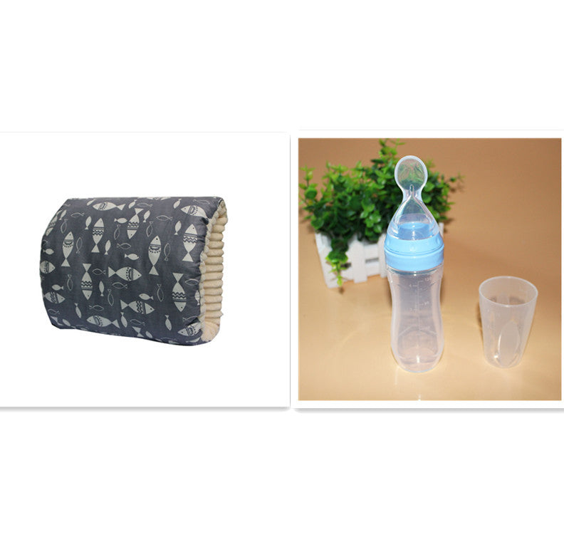 Adjustable Baby Nursing Arm Pillow – Soft Cotton Breastfeeding Cushion Pad for Mom & Infant Support - The Little Lights