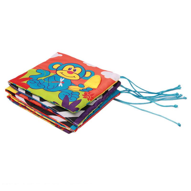 High Contrast Baby Crib Cloth Book – Soft Sensory Panel Toy for Newborns | Visual Stimulation & Development - The Little Lights