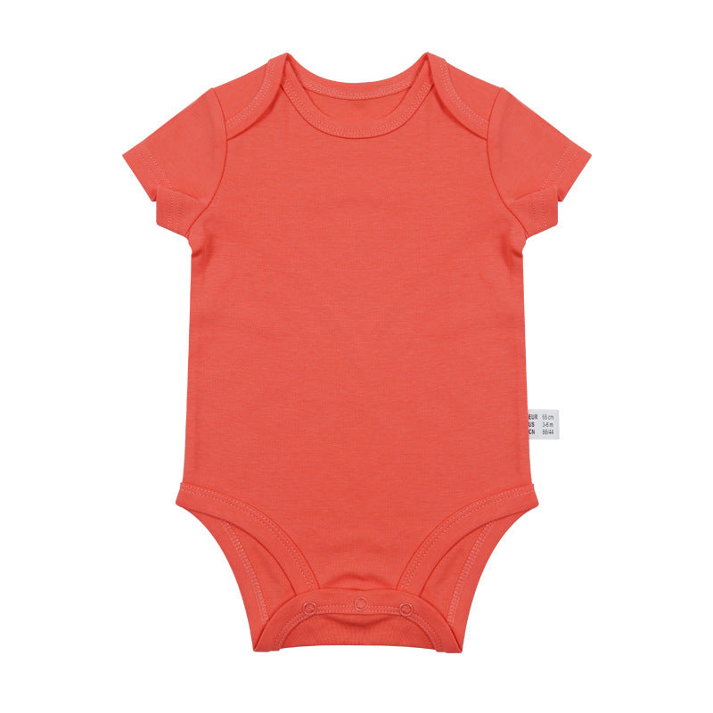 Solid Color Baby Onesie – Soft Cotton Romper for Newborns (0–24 Months) | Unisex Bodysuit for Boys & Girls - The Little Lights