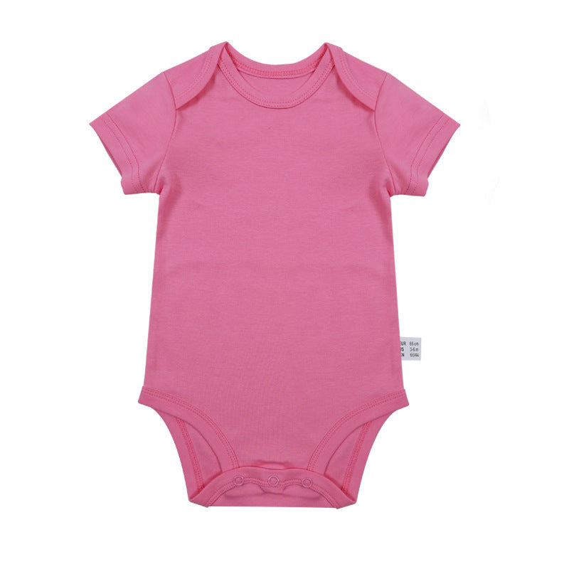 Solid Color Baby Onesie – Soft Cotton Romper for Newborns (0–24 Months) | Unisex Bodysuit for Boys & Girls - The Little Lights