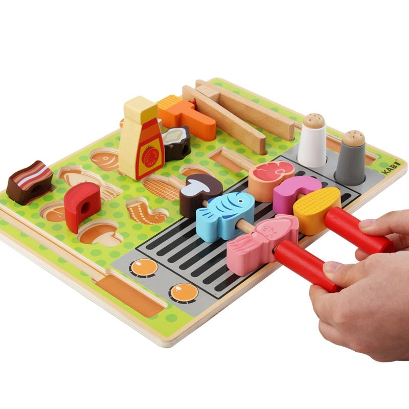 Wooden Afternoon Tea Set – Pretend Play Tea Party Toy for Kids - The Little Lights