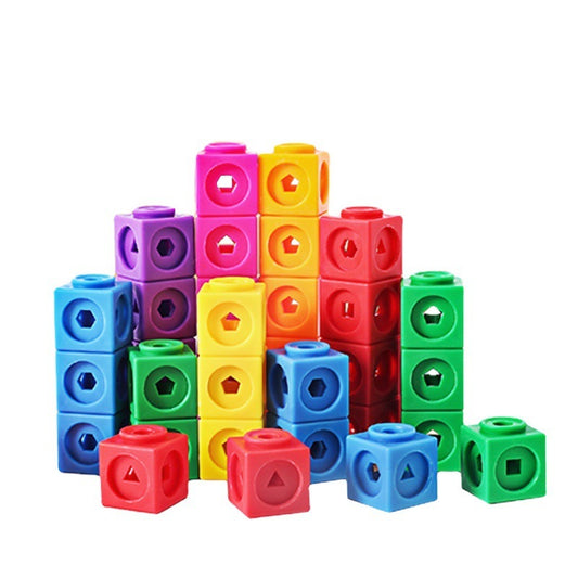 STEM Math Link Cubes – Snap-Together Counting & Building Blocks for Kids' Early Education - The Little Lights