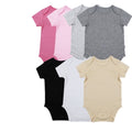 Solid Color Baby Onesie – Soft Cotton Romper for Newborns (0–24 Months) | Unisex Bodysuit for Boys & Girls - The Little Lights