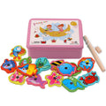 Magnetic Fishing Game Toy Set for Kids – Colorful Wooden Fish, Rod & Storage Tin | Educational Preschool Activity - The Little Lights