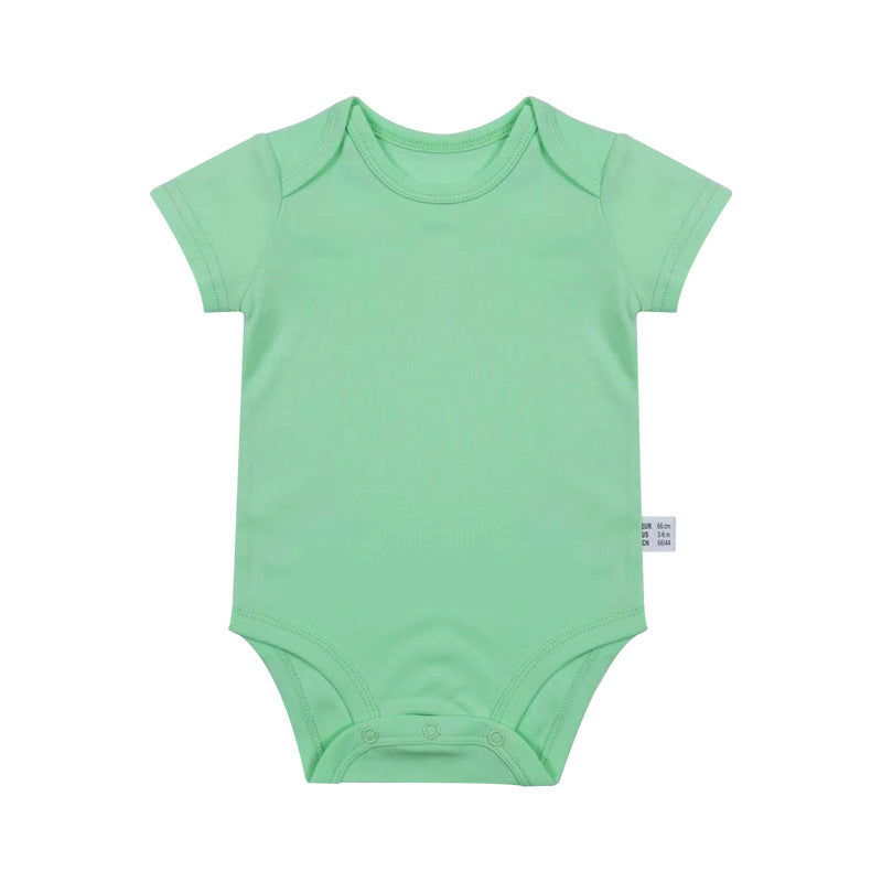 Solid Color Baby Onesie – Soft Cotton Romper for Newborns (0–24 Months) | Unisex Bodysuit for Boys & Girls - The Little Lights