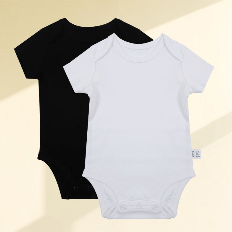 Solid Color Baby Onesie – Soft Cotton Romper for Newborns (0–24 Months) | Unisex Bodysuit for Boys & Girls - The Little Lights