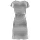 Multifunctional Striped Maternity Nursing Dress – Short Sleeve Breastfeeding Access - The Little Lights