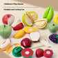 Kids’ Pretend Play Fruit Cutting Set – Montessori-Inspired Emulational Food Slicer Toy for Toddlers - The Little Lights