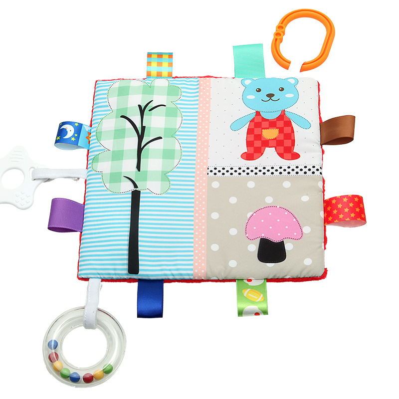 High Contrast Baby Crib Cloth Book – Soft Sensory Panel Toy for Newborns | Visual Stimulation & Development - The Little Lights