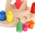 Montessori Wooden Balance Beam Toy for Kids – Educational Scale & Weight Sorting Game for Early Learning - The Little Lights