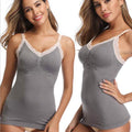 Seamless Nursing Camisole Dress – Adjustable Breastfeeding Tank with Built-in Bra | Maternity Shapewear for New Moms - The Little Lights