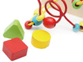 Educational Wooden Activity Cube Toy | Beads, Clock & More - The Little Lights