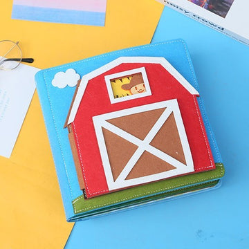 DIY Felt Montessori Cloth Book – Early Learning Activity Book for Toddlers - The Little Lights