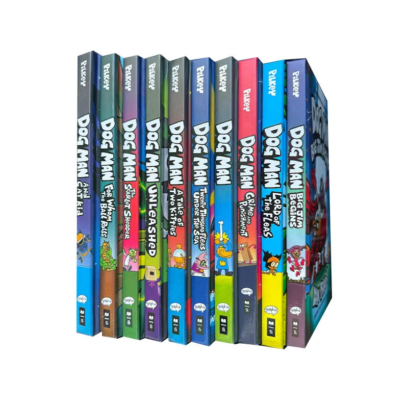 Dog Man Graphic Novel Book Set – 5-Book Funny Chapter Collection for Kids | Dav Pilkey Series for Early Readers Ages 6–10