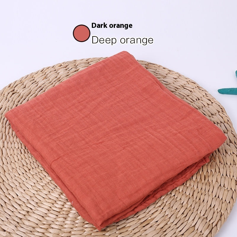 Infant Cotton Gauze Blanket – Breathable Double-Layer Swaddle Wrap for Newborns | Soft Muslin Baby Blanket (120x120cm) - The Little Lights