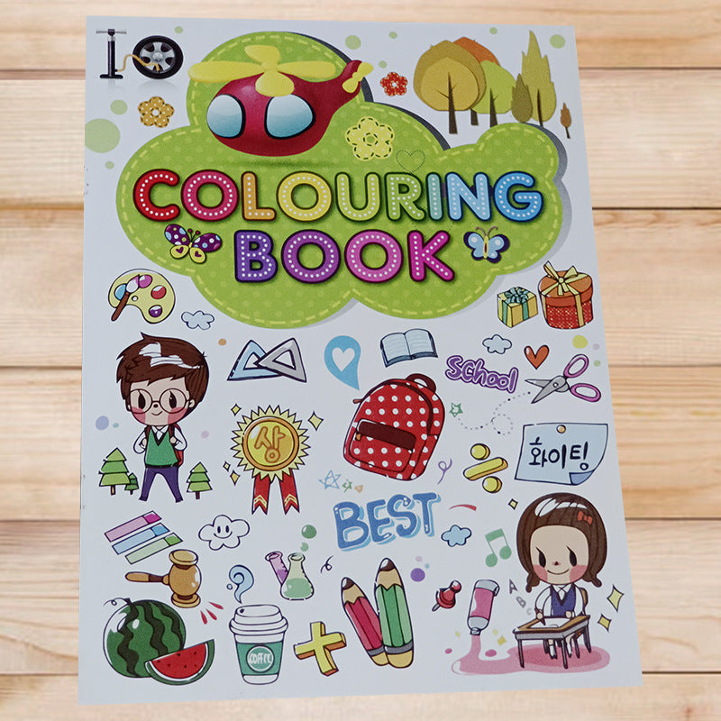 Children’s English Calligraphy & Coloring Book – Fun Learning with 20 Pages of Activities - The Little Lights