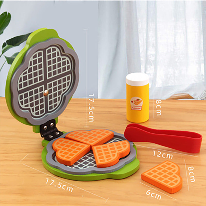 Wooden Bread Maker Pretend Play Set – Montessori-Inspired Kitchen Toy for Kids - The Little Lights