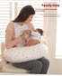U-Shaped Maternity Pillow – Full Body Pregnancy Support Cushion (140x28cm) - The Little Lights
