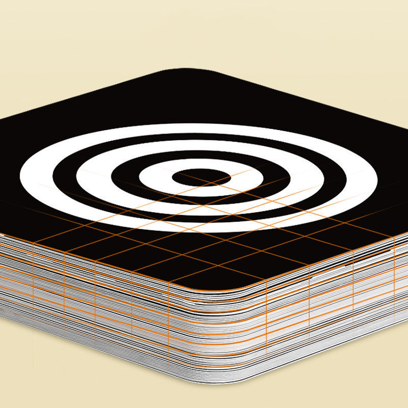 Infant Early Education Training Cards – High Contrast Flashcards for Newborn Visual Development | Baby Brain Stimulation Set - The Little Lights