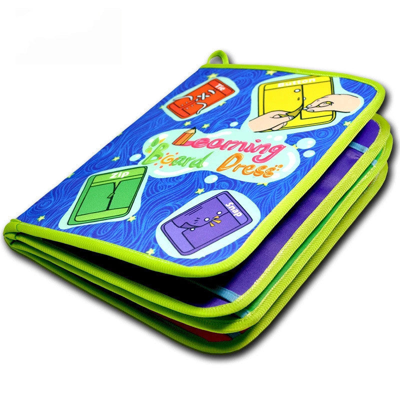 Montessori Baby Cloth Learning Book – Lace, Snap & Button Practice Pages | Fine Motor Skills Toy for Toddlers - The Little Lights