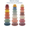 Silicone Stacking Cups for Babies – Montessori-Inspired Sensory Toy for Infants & Toddlers - The Little Lights