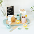 Wooden Afternoon Tea Set – Pretend Play Tea Party Toy for Kids - The Little Lights