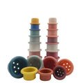 Silicone Stacking Cups for Babies – Montessori-Inspired Sensory Toy for Infants & Toddlers - The Little Lights