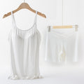 2-Piece Maternity Nursing Pajama Set – Padded Breastfeeding Cami + Low-Waist Shorts - The Little Lights