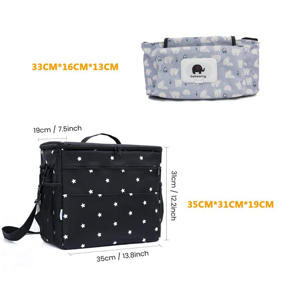 Baby Stroller Organizer Bag – Large Capacity Storage for Bottles, Diapers & Essentials - The Little Lights