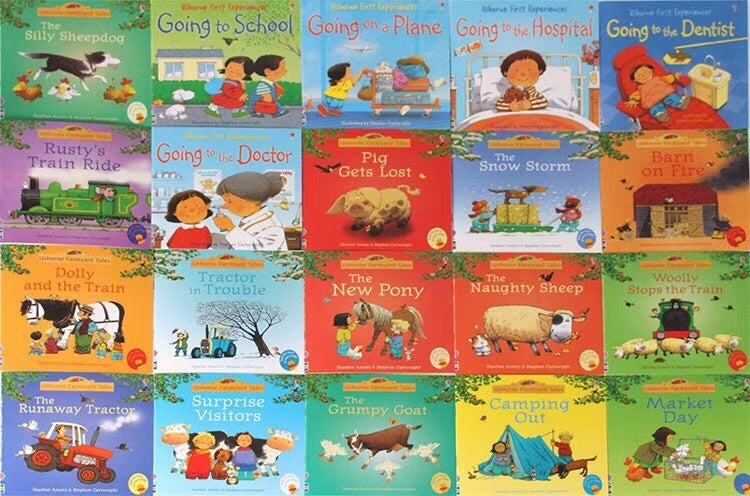 Usborne Children's Story Book Series – English Picture Books for Kids | Farm, School & Life Lessons - The Little Lights