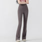 Maternity Yoga Bell-Bottom Pants – High-Waisted, Breathable, Casual Slim Fit - The Little Lights