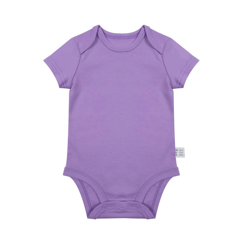 Solid Color Baby Onesie – Soft Cotton Romper for Newborns (0–24 Months) | Unisex Bodysuit for Boys & Girls - The Little Lights