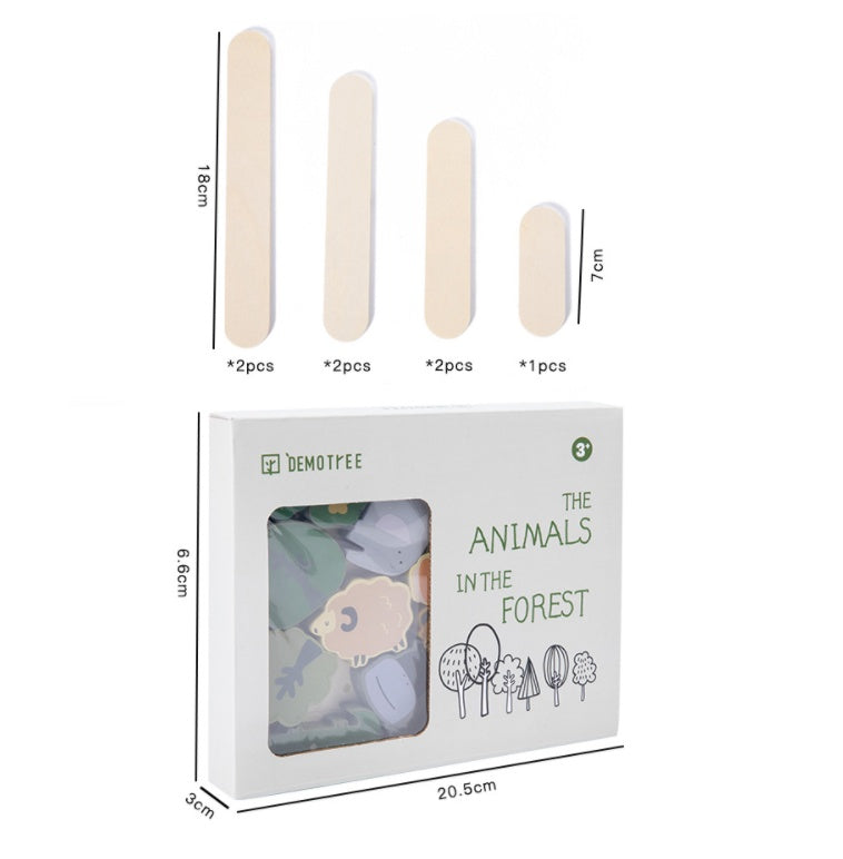 Animal Balance Blocks – Wooden Stacking & Coordination Toy for Kids - The Little Lights