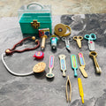 16-Piece Kids Doctor Play Set – Pretend Medical Kit with Stethoscope, Syringe & Case for Toddlers - The Little Lights