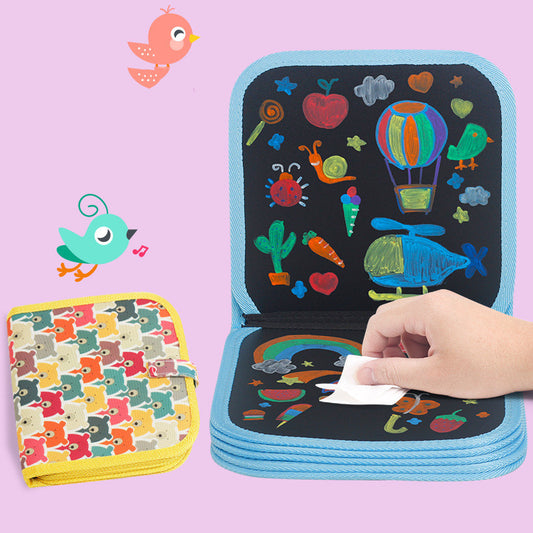 Reusable Magic Drawing Book for Kids – Graffiti Water Doodle Activity Pad - The Little Lights