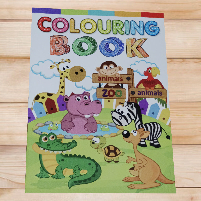 Children’s English Calligraphy & Coloring Book – Fun Learning with 20 Pages of Activities - The Little Lights