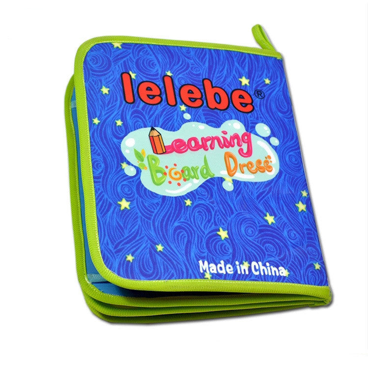 Montessori Baby Cloth Learning Book – Lace, Snap & Button Practice Pages | Fine Motor Skills Toy for Toddlers - The Little Lights