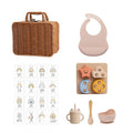 Montessori-Inspired Infant Educational Toy Set – Sensory Learning Toys with Wooden Stacking & Feeding Tools | Baby Gift Box (3 Styles) - The Little Lights