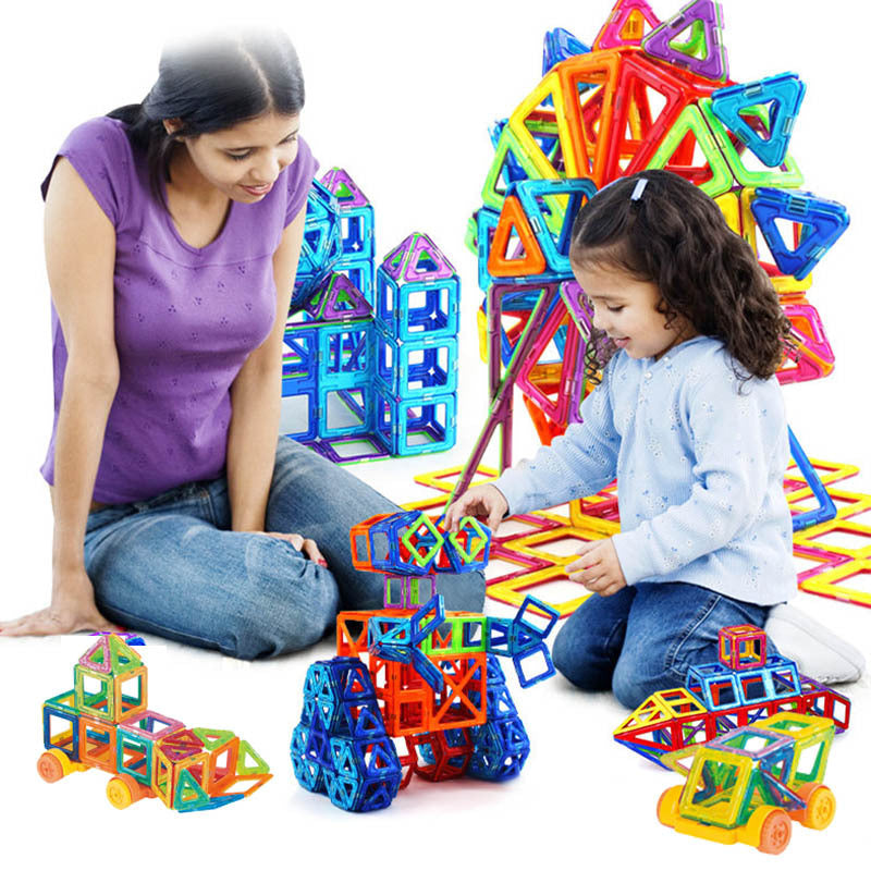 Magnetic Building Blocks – STEM Construction Set for Kids (110–184pcs) - The Little Lights